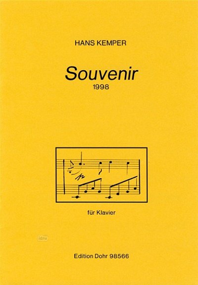 H. Kemper: Souvenir, Klav (Part.)