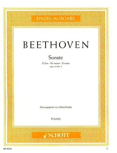 L. van Beethoven: Sonate D-Dur op. 10/3