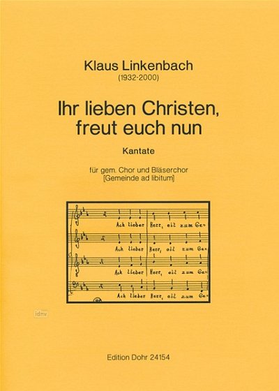 K. Linkenbach: Ihr lieben Christen, freut euch nun