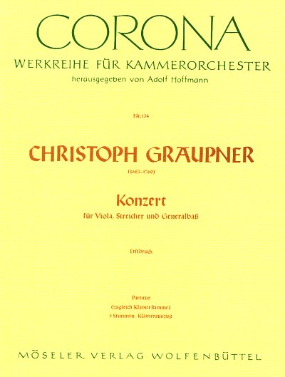 C. Graupner: Konzert G-Moll Corona 134
