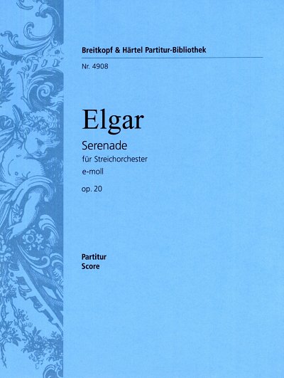 E. Elgar: Serenade e-moll op. 20, Stro (Part.)