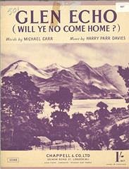 DL: M.C.H. Parr-Davies: Glen Echo (Will Ye No Come Home, Ges