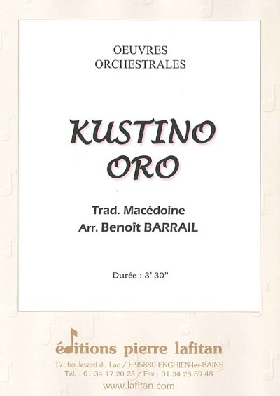 Kustino Oro (Arr. Benoît Barrail), Blaso (Pa+St)