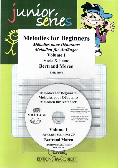 B. Moren: Melodies For Beginners - Volume 1, VaKlv (+CD)