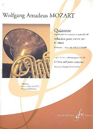 W.A. Mozart: Quintette Kv 407, HrnKlav (KlavpaSt)
