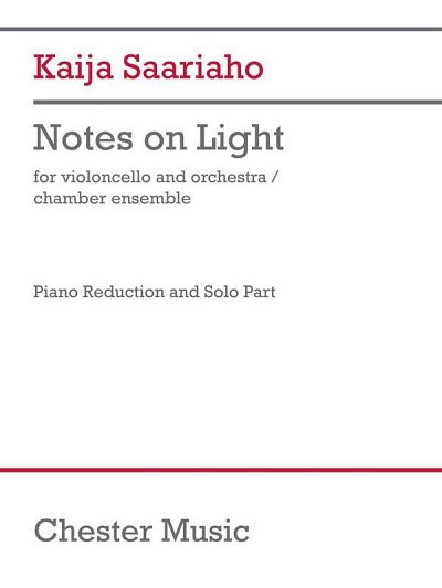 K. Saariaho: Notes on Light