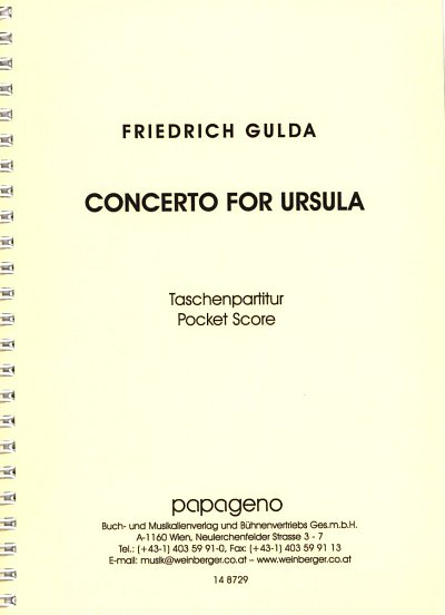 F. Gulda: Concerto For Ursula Heros