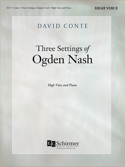 Three Settings of Ogden Nash, GesHKlav