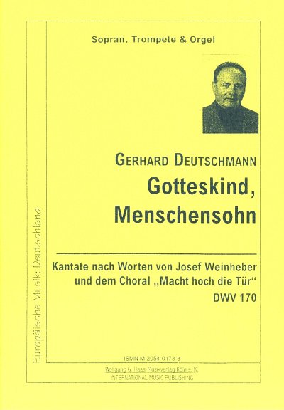 AQ: G. Deutschmann: Gotteskind, Menschensohn, GesST (B-Ware)