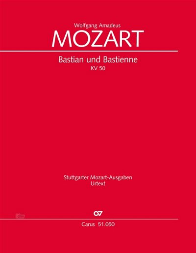 DL: W.A. Mozart: Bastien und Bastienne KV 50 (1768) (Part.)