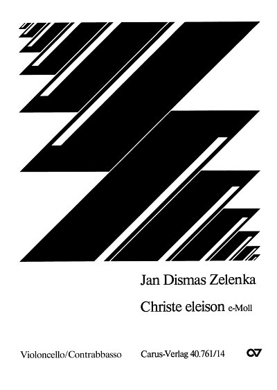 J.D. Zelenka: Christe eleison ZWV 29 / Einzelstimme Vc. (Kb.