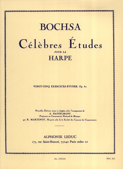 N.-C. Bochsa: 25 Exercices-Etudes op. 62, Ha