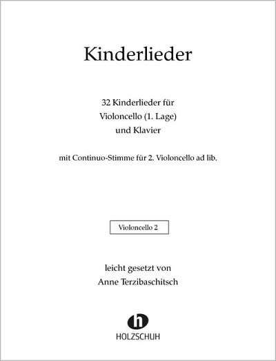 A. Terzibaschitsch: Kinderlieder