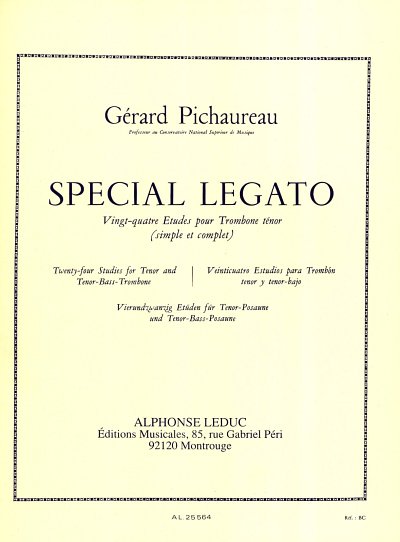 G. Pichereau: Special Legato, Pos