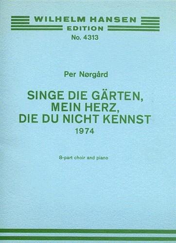 P. Nørgård: Singe Die Garten Mein Hertz, GchKlav (KA)