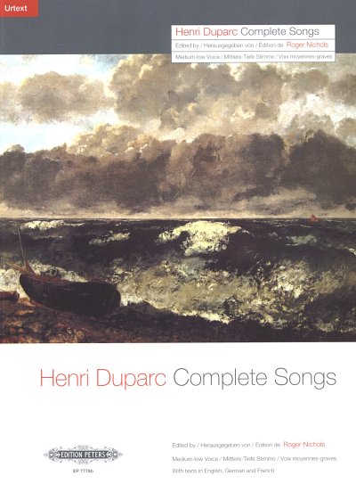 H. Duparc: Complete Songs (Sämtliche Lieder), GesMTKlav