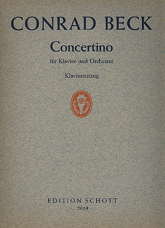 C. Beck: Concertino , KlavOrch (KA)