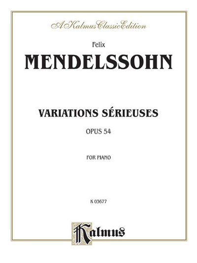 F. Mendelssohn Barth: Variations sérieuses, Op. 54, Klav