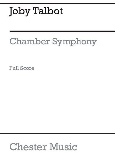 J. Talbot: Chamber Symphony, Sinfo (Pa+St)