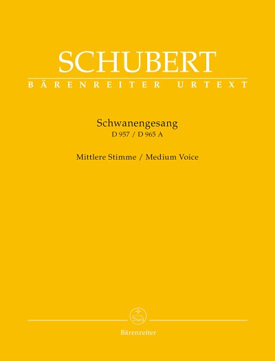 F. Schubert: Schwanengesang D 957 / D 965a - mittl, GesMKlav