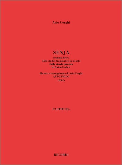 A. Corghi: Senja, GsGchOrch (Part.)