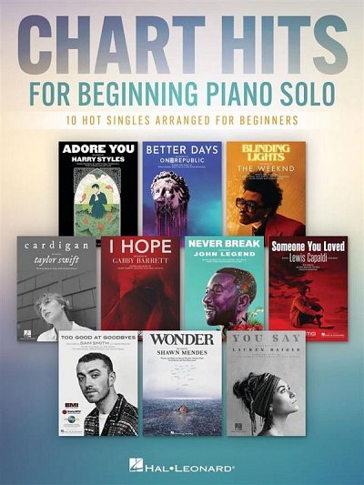 Chart Hits for Beginning Piano Solo, Klav