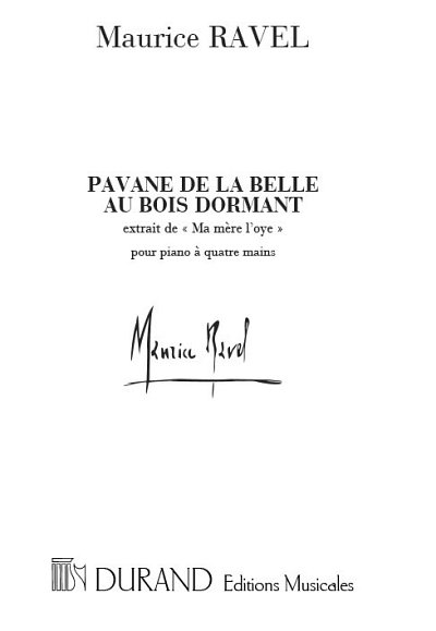 M. Ravel: Ma Mère L'Oye: Pavane De La Belle A, Klav4m (Sppa)