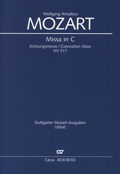 W.A. Mozart: Missa in C KV 317, 4GesGchOrch (KA)