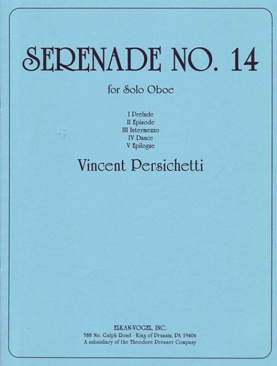 V. Persichetti: Senerade No.14, Ob
