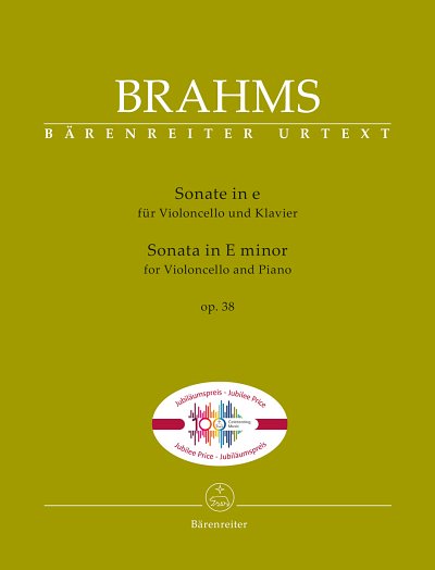 J. Brahms: Sonate e-Moll op. 38, VcKlav (KlavpaSt)