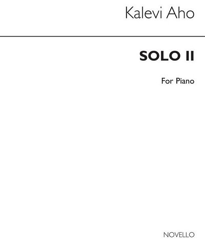 K. Aho: Solo II (Piano), Klav