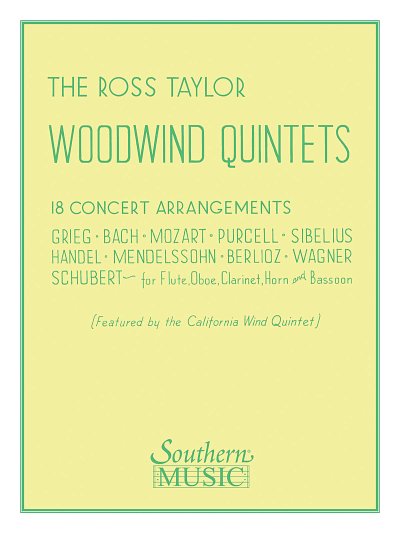 Ross Taylor Woodwind Quintets, 5Hbl (Part.)