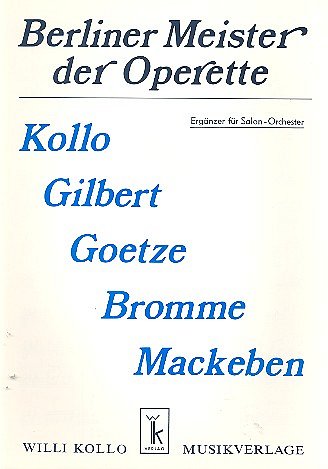 Berliner Meister Der Operette