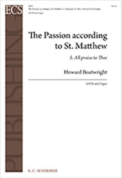 Passion According to St. Matthew, GchOrg (Chpa)