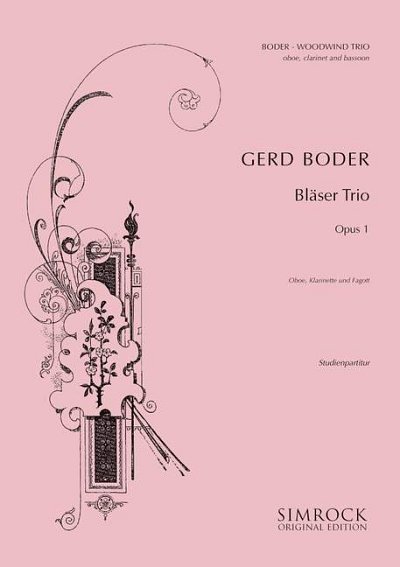 B. Gerd: Bläser-Trio op. 1 , ObKlarFg (Stp)