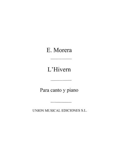 Enrique Morera: L'Hivern, GesKlav