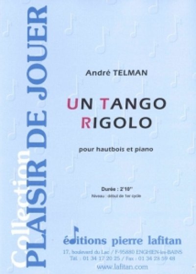 A. Telman: Un Tango Rigolo, ObKlav (KlavpaSt)