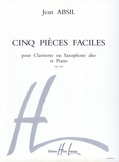 Pieces Faciles(5) Op.138, SaxKlav (KlavpaSt)