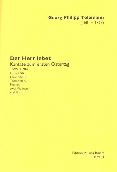 G.P. Telemann: Der Herr Lebet - Kantate