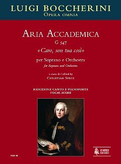 L. Boccherini: Aria Accademica Caro, son tua così G547