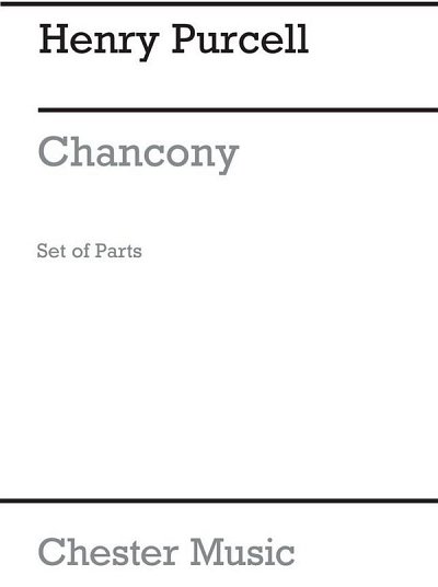 H. Purcell: Chacony In G Minor For Strings (Parts), Kamens