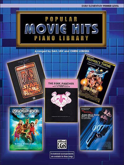 Popular Piano Library: Movie Hits, Primer Level, Klav