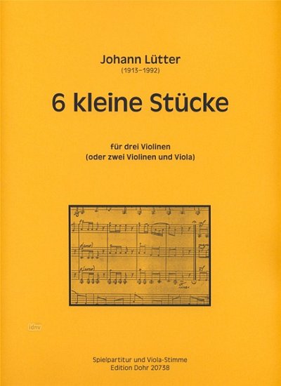 J. Lütter: 6 Kleine Stücke