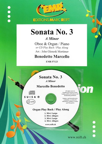 DL: B. Marcello: Sonata No. 3, ObKlv/Org