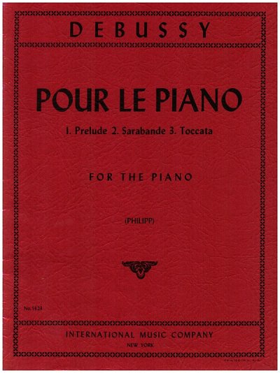 C. Debussy: Pour Le Piano (Philipp), Klav