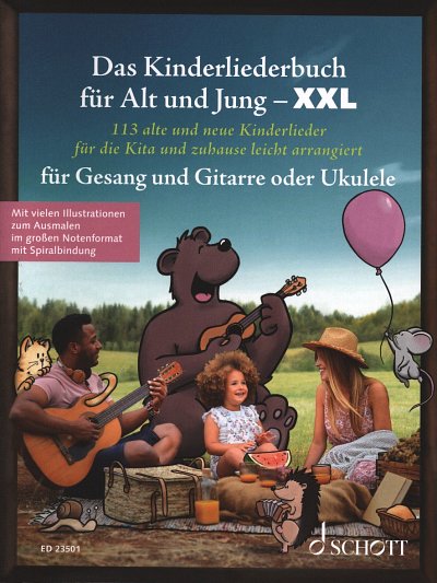 S. Müller: Das Kinderliederbuch für Alt und, GesGit/Uke (LB)