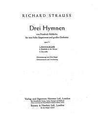 R. Strauss: Hymne An Die Liebe Op 71