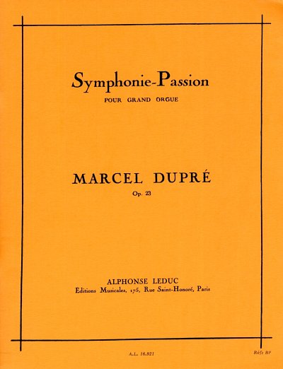 M. Dupre: Symphonie-Passion op.23, Org