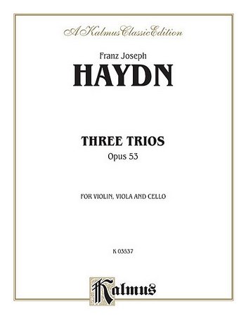 J. Haydn: Three Trios, Op. 53 (Bu)