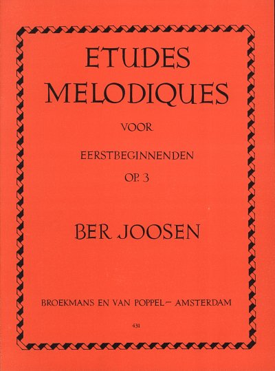 Etudes Melodiques Op. 3, Klav